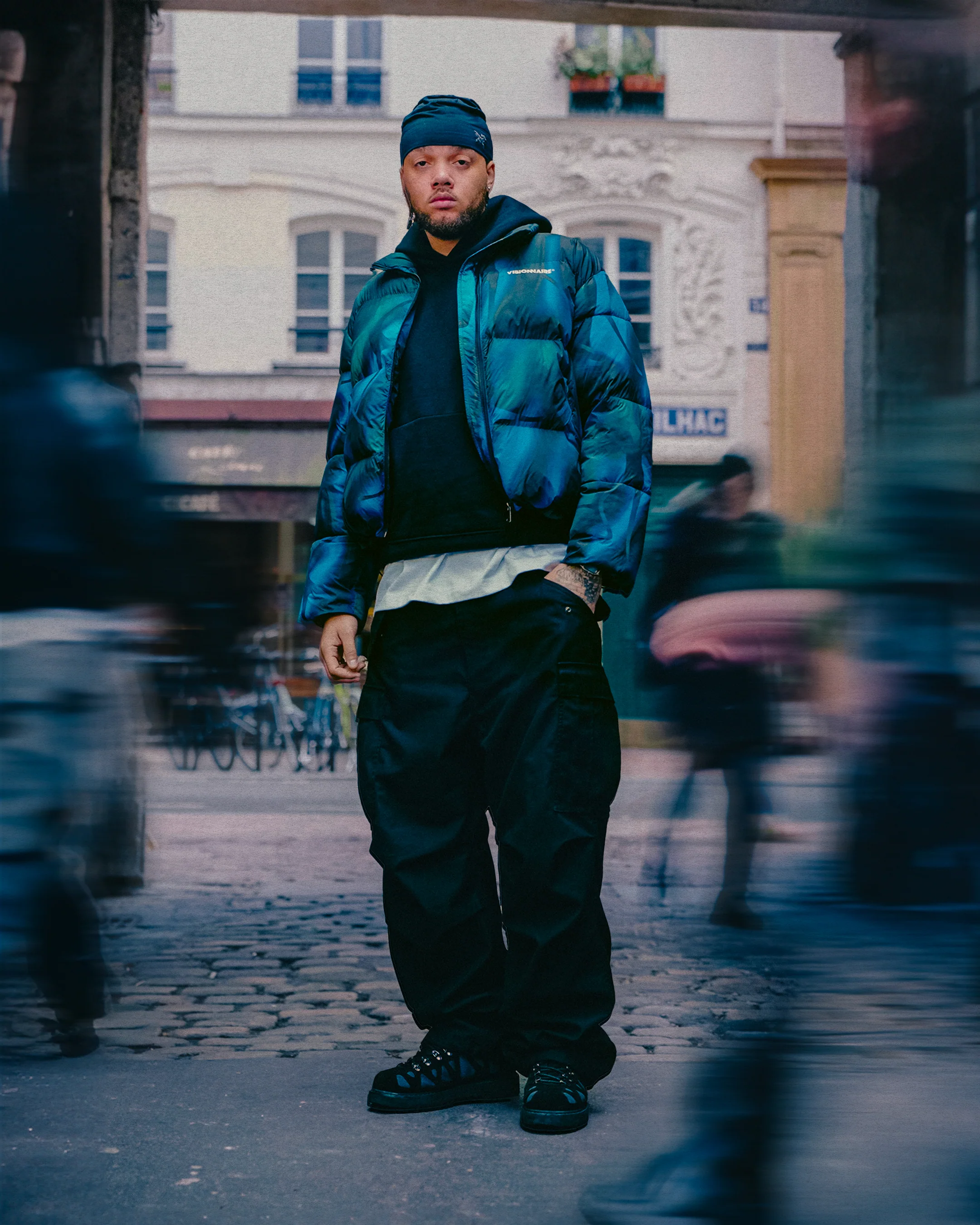 PUFFER MOUVEMENT BLUE - Image 3