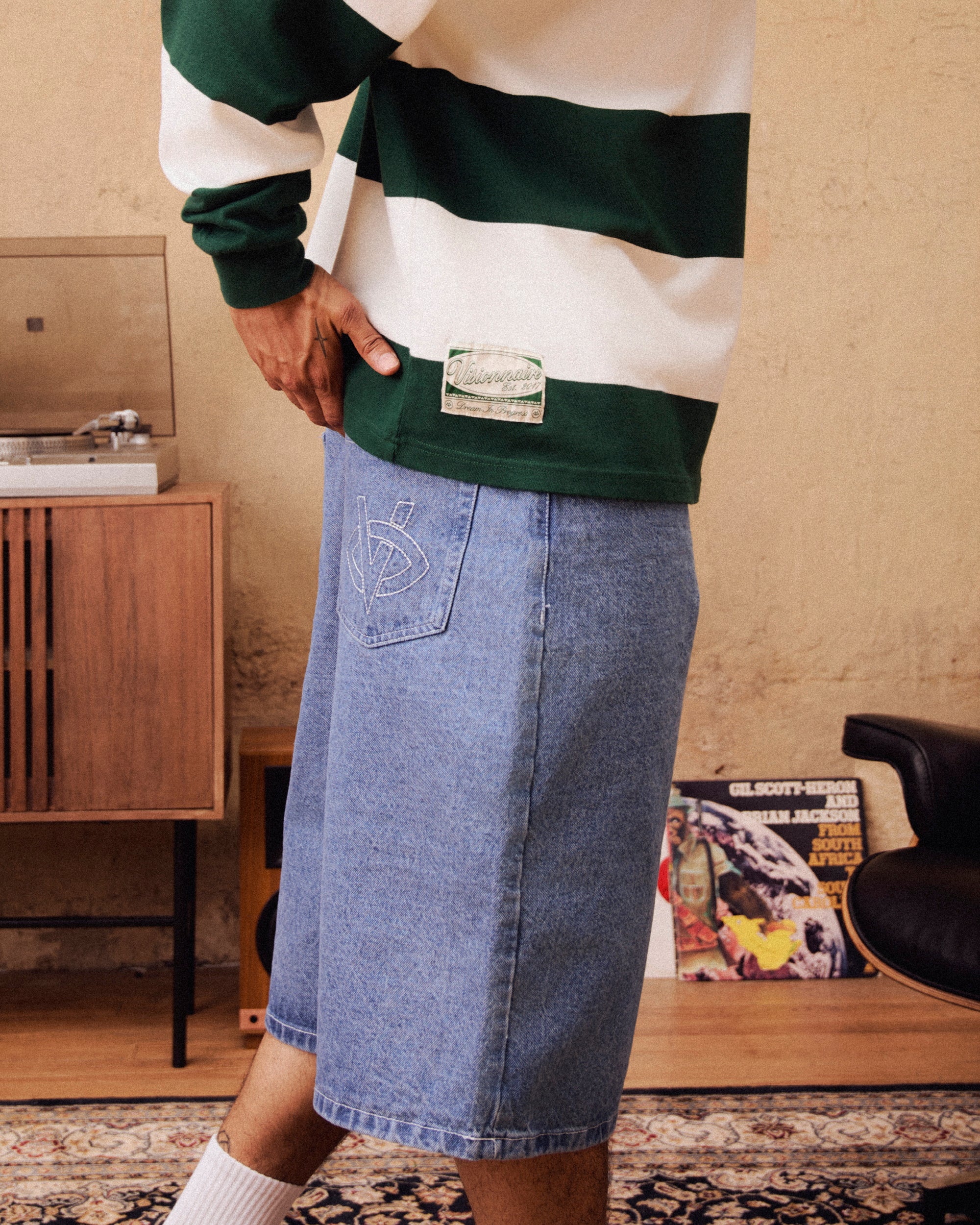 SHORT BAGGY BLEU - Image 6