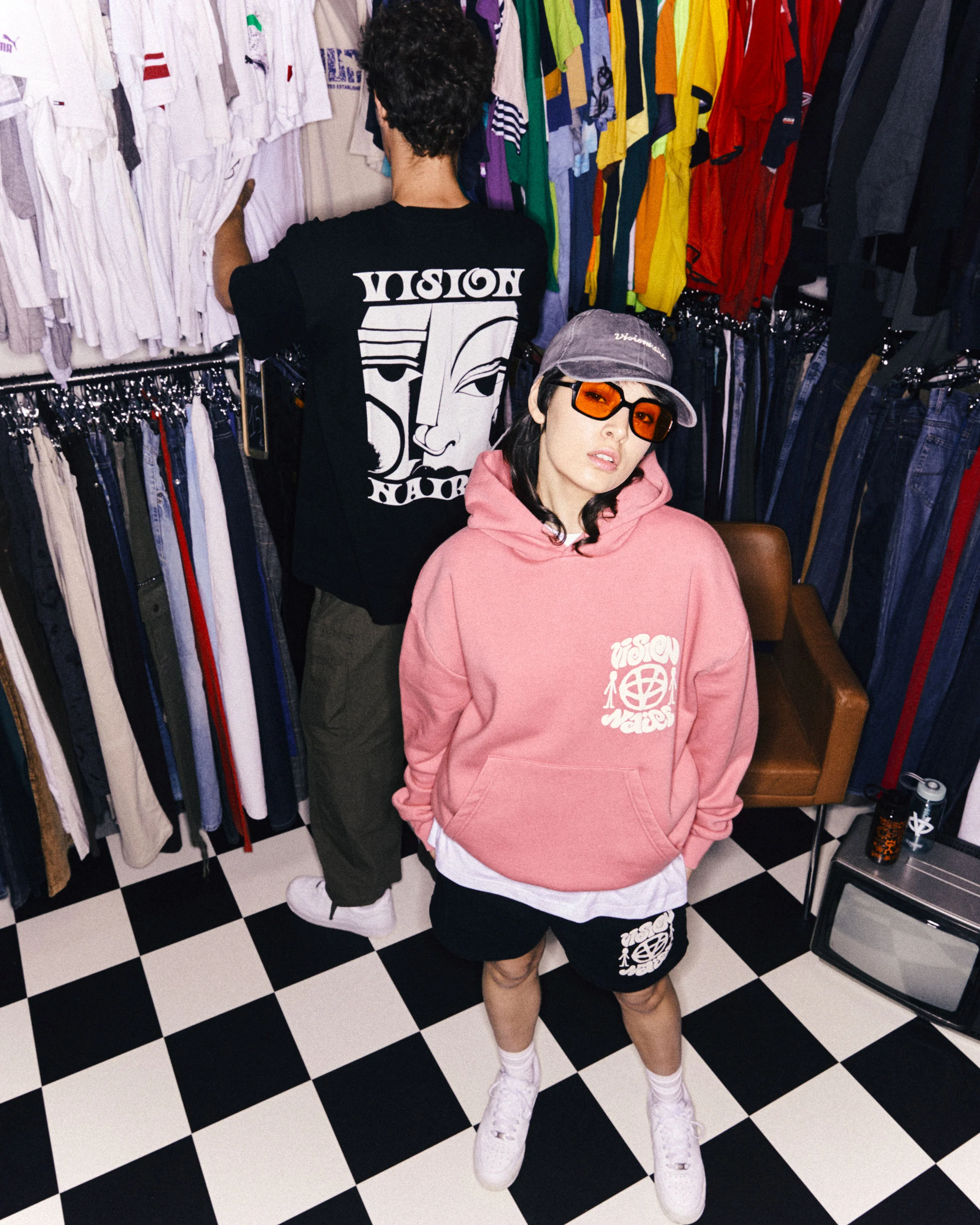 T-SHIRT ABSTRACT NOIR - Image 4