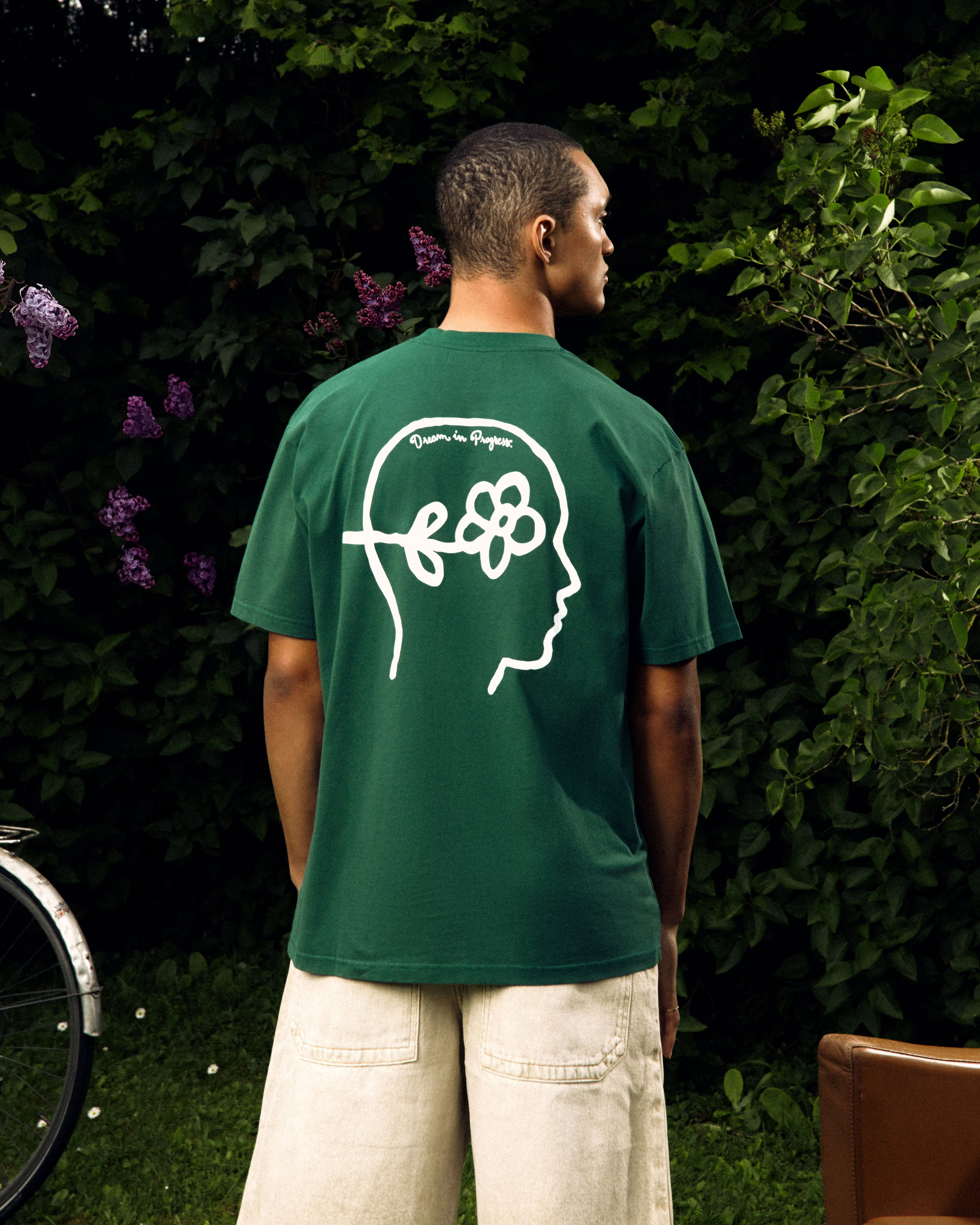 T-SHIRT FLOWER EYE BLANC - Image 3