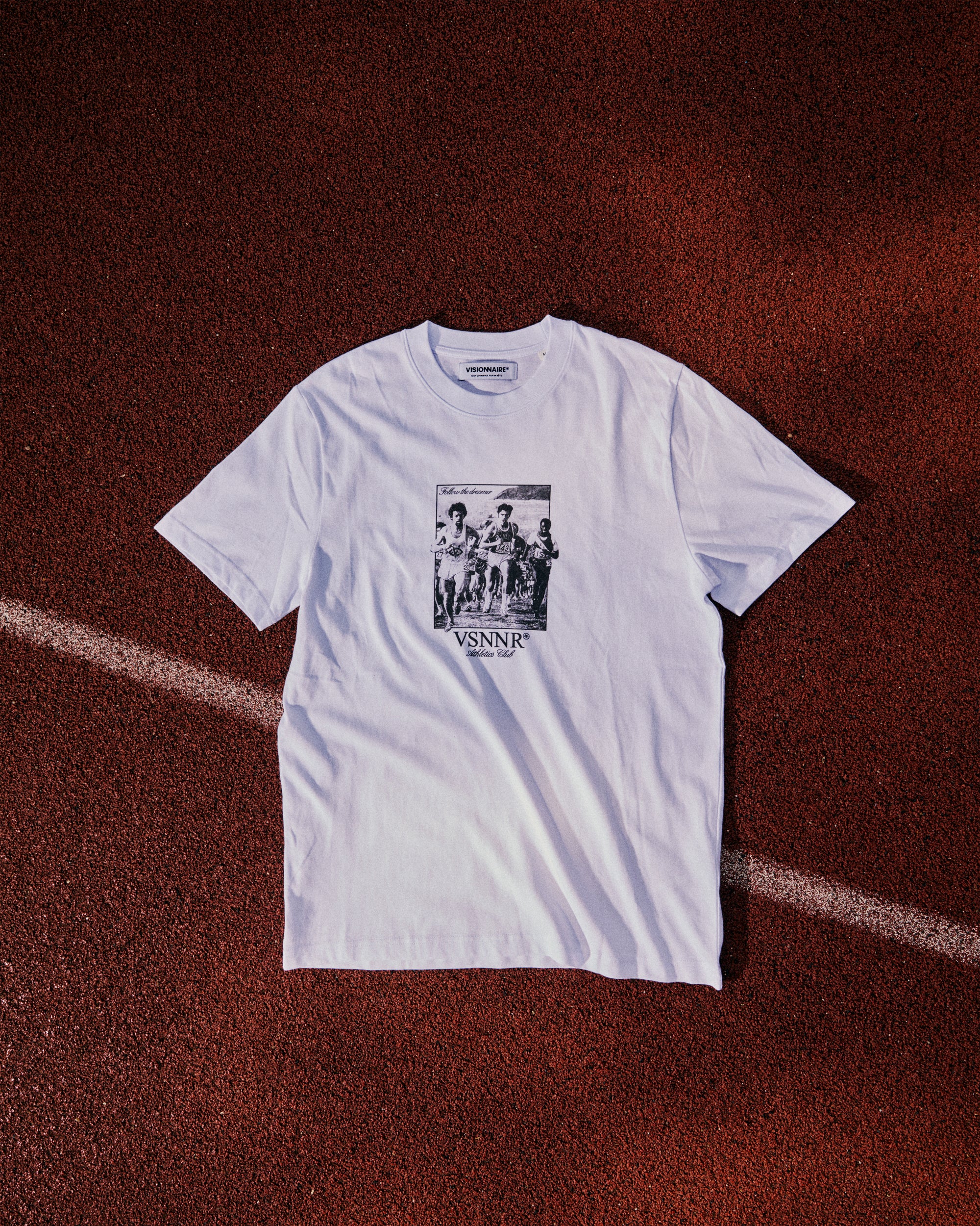 T-SHIRT MARATHON BLANC - Image 3