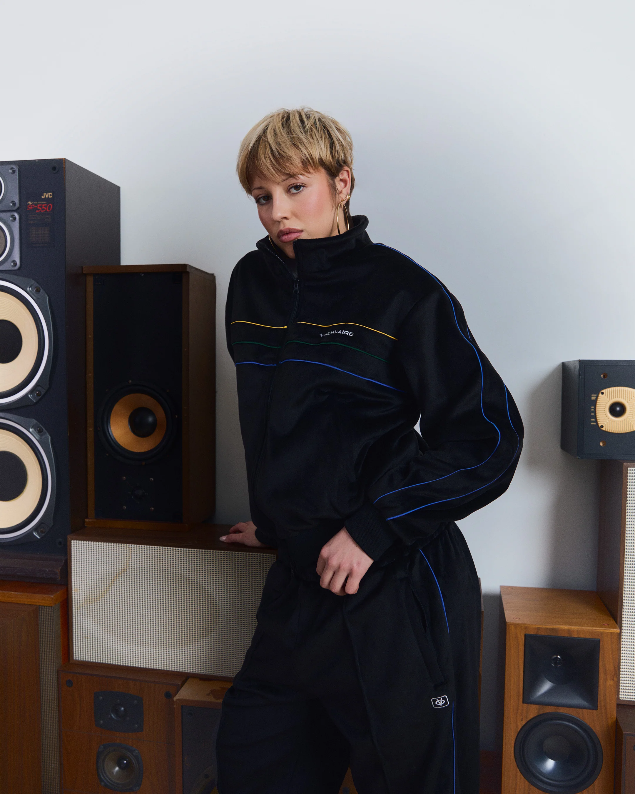 PANT PEAU DE PÊCHE NOIR - Image 5