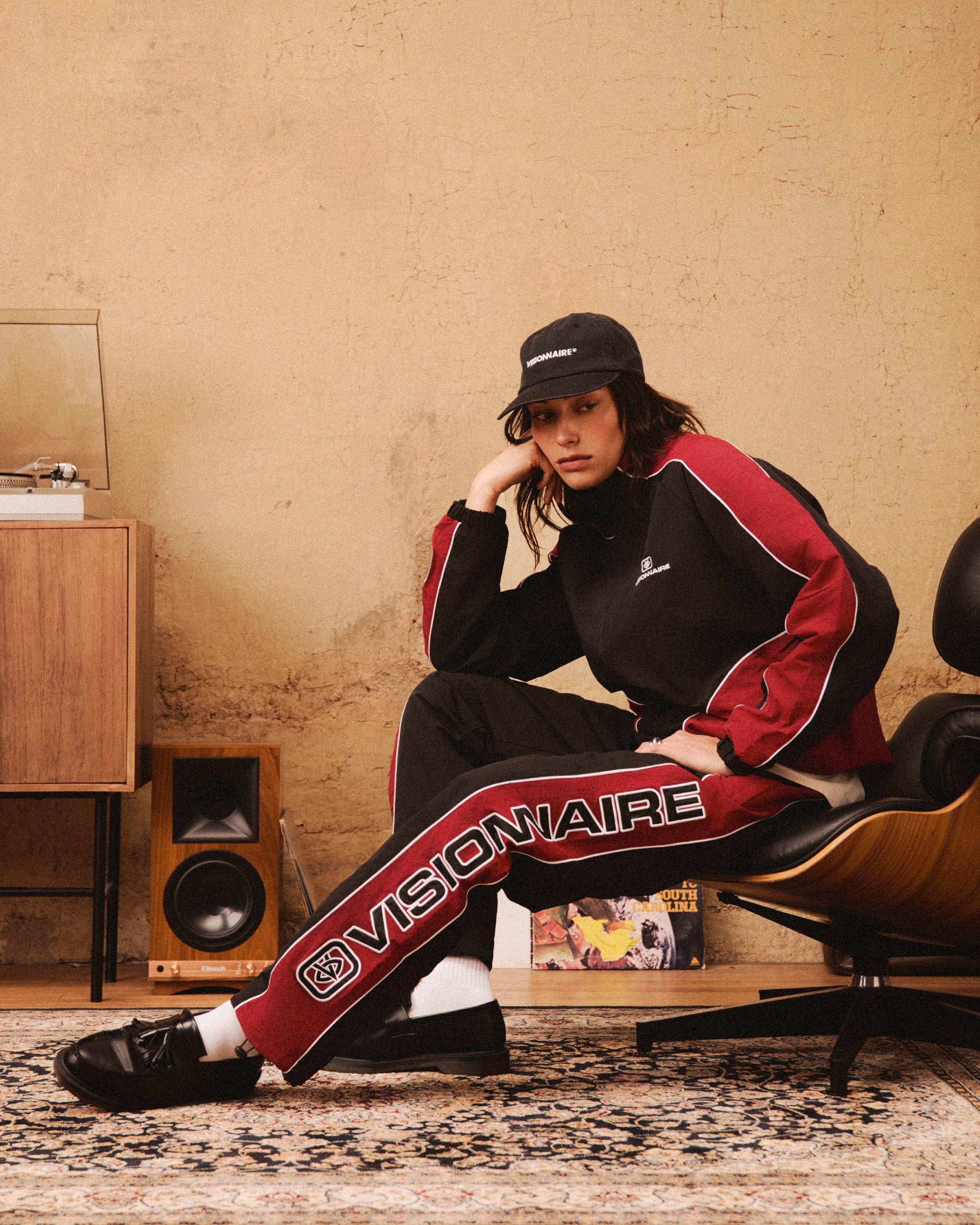 VESTE SURVETEMENT BORDEAUX - Image 3